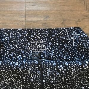 Sweaty Betty - 7/8 Power legging blue bubble print